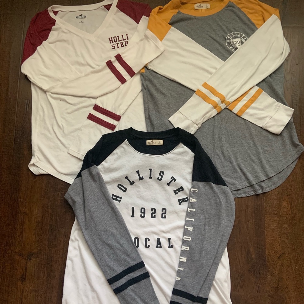 Hollister longsleeve bundle!